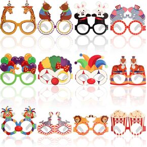36 حزمة من نظارات هاواي الورقية من Luau Party Favors Beach Pool Party النظارات ديكور للحفلات الاستوائية ملحقات الصيف صور الدعائم in Kuwait