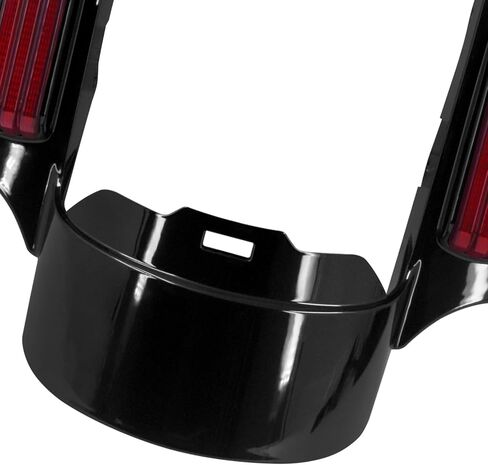 Rear Fender Fascia Extension with LED Running Brake Turn Signal Light Set Fit For Harley Touring Electrac Glide Road King Road Glide Street Glide 2014-2024 (Red Lens) in Kuwait