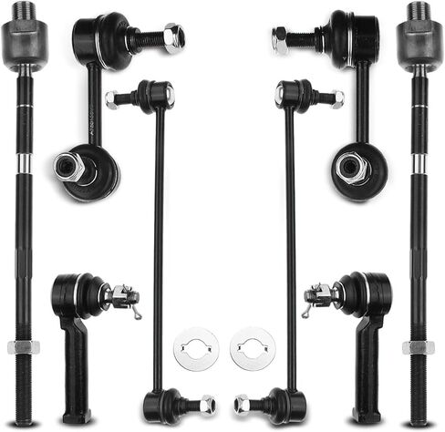 Suspension Kit Front Rear Left Driver Right Passenger Inner Outer Side Steel Sway Bars Tie Rod Ends L4 for Honda for CR-V 2.4L 2007-2011 53010SWAA01 K750151 in Saudi Arabia