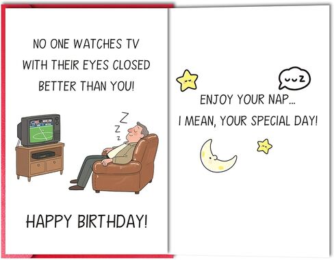 Funny Birthday Card for Dad Mom from Son Daughter, Am I Your Favorite Child, 8 in x 5.3 in Double-Sided Greeting Card with Red Envelope and Sticker in Kuwait