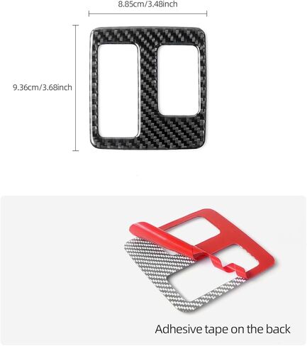 BETTERHUMZ Brake Clutch Pedal Pad Cover Compatible with Ford F150 Raptor 2015-2020 Carbon Fiber Car Pedal Frame Sticker for Safe Driving Interior Accessories (Black) in Kuwait