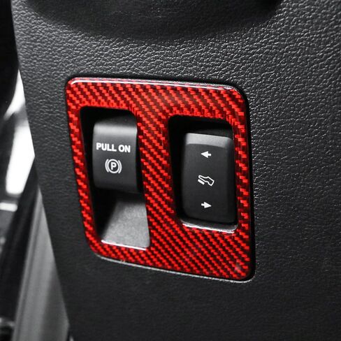 BETTERHUMZ Brake Clutch Pedal Pad Cover Compatible with Ford F150 Raptor 2015-2020 Carbon Fiber Car Pedal Frame Sticker for Safe Driving Interior Accessories (Black) in Kuwait