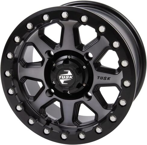 عجلة TUSK 4/156 Uinta Beadlock مقاس 14x7 5.0 + 2.0 معدنية/أسود - متوافقة مع Polaris in Kuwait