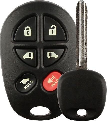 1x مفتاح مستجيب بديل جديد عن بعد متوافق مع ويناسب 2011-2014 Toyota Sienna - G chip - MPN TOY44G-PT-C-08 in Kuwait