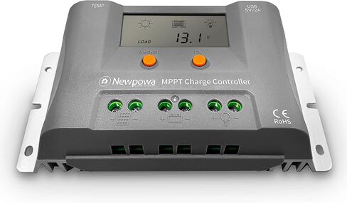 Newpowa 10A PWM Solar Charge Controller 12V/24V Auto Dual USB Port with LCD Display in Saudi Arabia