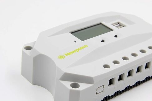 Newpowa 10A PWM Solar Charge Controller 12V/24V Auto Dual USB Port with LCD Display in Saudi Arabia