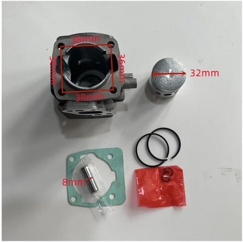 Cylinder Piston Ring Pin 32MM Gasket Kit Fit for TL231FD TL231 TB26 TB231 BG231 Brush Cutter Parts in Kuwait