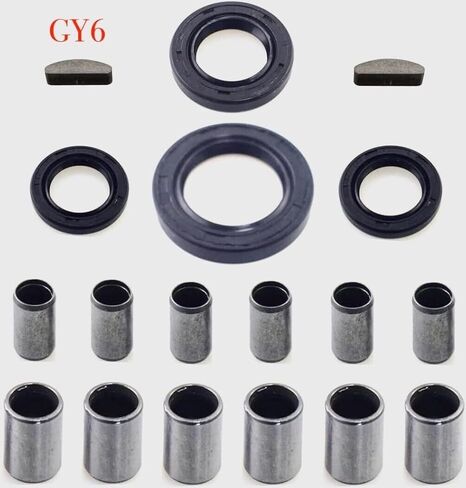 GY6 150cc OIL SEALS/DOWEL PINS/WOODRUFF/CRANKSHAFT KEY SET GY6 STORE in Kuwait