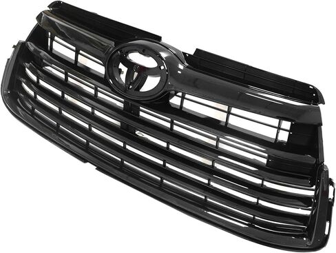 GXARTS Gloss Black Upper Front Bumper Grille 53102-0E040 Compatible with Toyota Highlander 2014-2016 in Kuwait