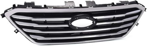 GRAND ORANGE Chrome Front Upper Bumper Grille Trim Fit 2011-2012 Hyundai Sonata (2.0T, 2.0T Limited) Fit 2011-2013 Hyundai Sonata (GL, GLS, Limited, SE) 863553S101 Front Hood Moulding in Kuwait