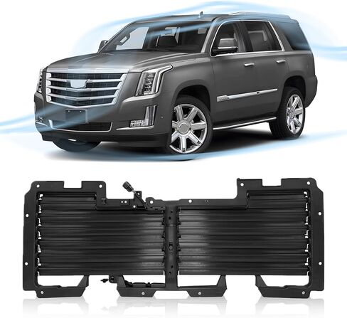 CarPartsDepot مصراع الشبكة الأمامية النشطة مع محرك متوافق مع 2015-2020 كاديلاك إسكاليد وشيفروليه تاهو وشيفروليه سوبربان وجي إم سي يوكون GM1206125C 84378163 مع شهادة CAPA in Kuwait