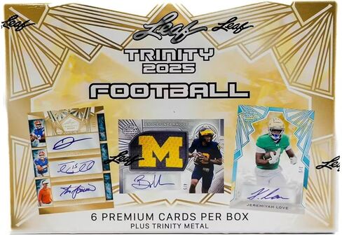 2025 Leaf Trinity Football Hobby Box in Saudi Arabia