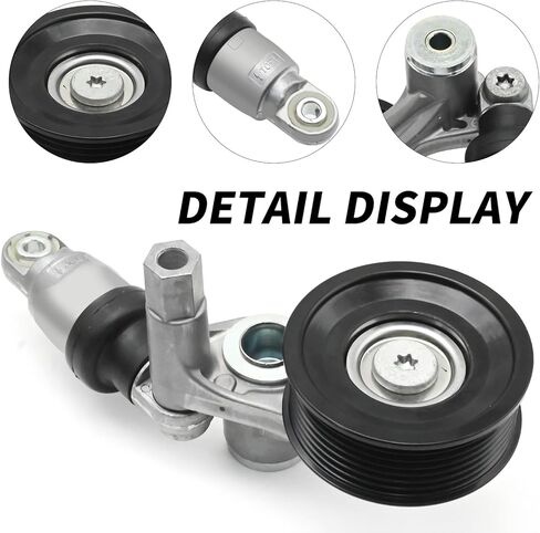 311705A2A01 Drive Belt Tensioner Pulley Assembly Replacement for Acura TLX 2015-2020 2.4L L4, Replacement for Honda Accord Civic CR-V HR-V 2013-2023 2.0L/2.4L L4, Replaces 311705A2A02 in Kuwait