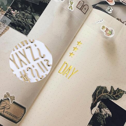 12 Sheets 3D Gold Alphabet Number Stickers, 3 Styles Self-Adhesive Puffy Foam Letters & Numbers Decor, Stereoscopic Gold Letter Stickers for Scrapbooking, Grad Cap Decor, DIY Crafts & Gift Wrapping in Saudi Arabia