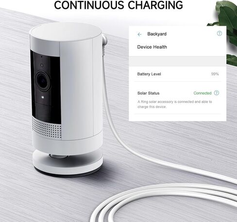OLAIKE 20W USB-C Power Charger Cable for Stick Up Cam, Stick Up Cam Pro, Spotlight Cam Plus, Spotlight Cam Pro, Fast Charging Ring Camera, 13t/4m White in Saudi Arabia
