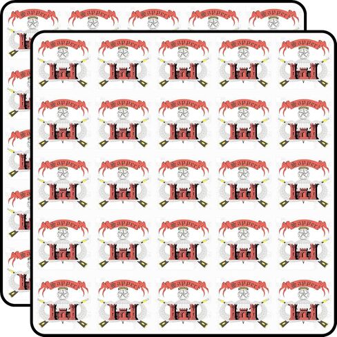 US Army Sapper Ranger Logo Military Engineer Special Forces Car 50pcs 1" Vinyl Sticker Pack in Kuwait