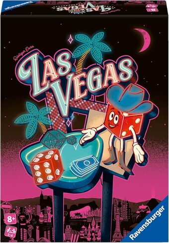Ravensburger Las Vegas Board Game Dice-Rolling Casino Strategy Game for 2-6 Players - Interactive Push Your Luck Fun for Ages 8+ in Kuwait