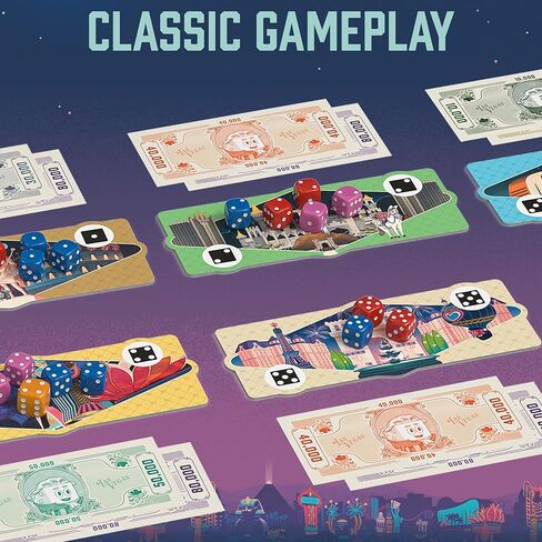 Ravensburger Las Vegas Board Game Dice-Rolling Casino Strategy Game for 2-6 Players - Interactive Push Your Luck Fun for Ages 8+ in Kuwait