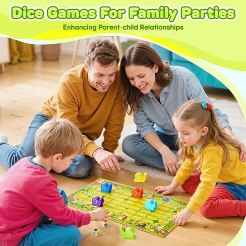 Snail's Pace Race Game,Classic Board Game, Family Game for 2-6 Players, Montessori Toys for 3 4 5 6 Year Olds,Fine Motor Skills Toy, Gifts for Boys Girls 3+Year Old in Saudi Arabia