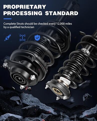 ECCPP Struts Complete Struts Spring for 2000-2006 for Hyundai Elantra Struts Shocks for 171405 171404 171407 171406 Front and Rear Struts in Kuwait