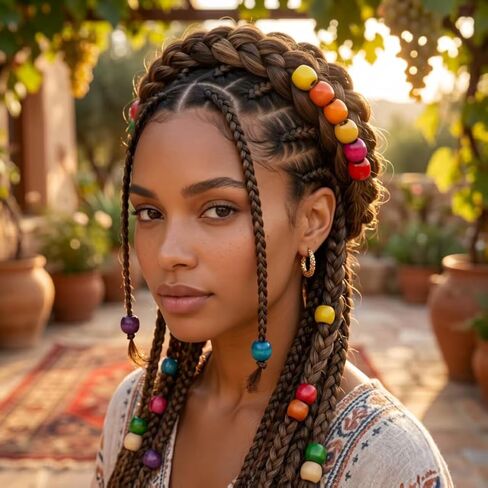 200PCS Large Hole Wooden Beads for Crafts, 16x17mm Multicolor Barrel Wood Beads with 7mm Hole for Macrame, Garland & DIY Jewelry Making (10 Colors) in Kuwait