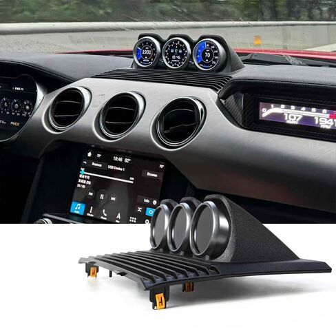 for Ford Mustang Performance Gauge 6th Gen 2015–2023 Tinted 7 Color Series Gauges Instrument Cluster Speedometer Upgrade in Saudi Arabia