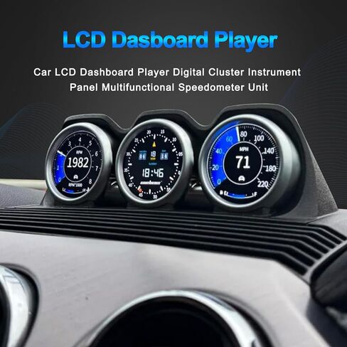 for Ford Mustang Performance Gauge 6th Gen 2015–2023 Tinted 7 Color Series Gauges Instrument Cluster Speedometer Upgrade in Saudi Arabia