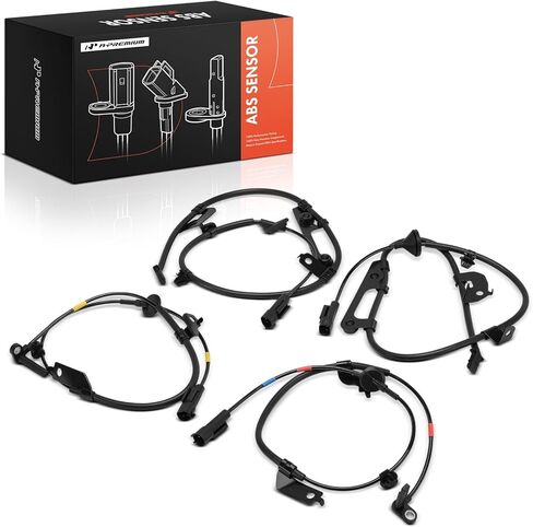 A-Premium 4PCS Front & Rear ABS Wheel Speed Sensor Compatible with Mitsubishi Models - Eclipse Cross 2018-2020/2022-2024, Outlander 2017-2020, Outlander PHEV Sport in Kuwait