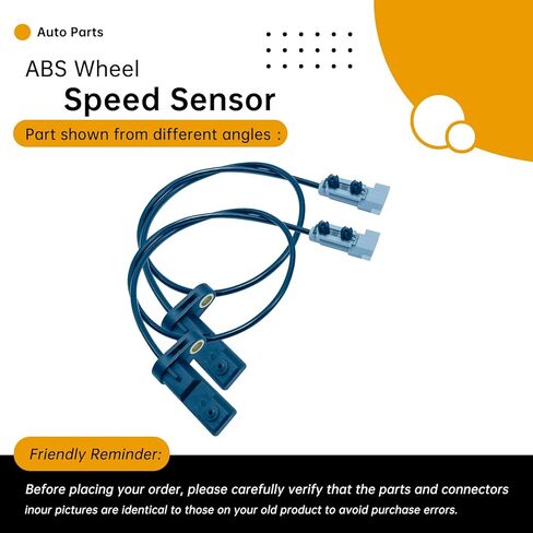 2Pcs Rear Left and Right ABS Wheel Speed Sensor Compatible with Jeep Commander 2006-2010, Grand Cherokee 2005-2010 (3.0L-6.1L V6/V8) – Replaces 56044146AB, 56044146AA, ALS1401 in Saudi Arabia