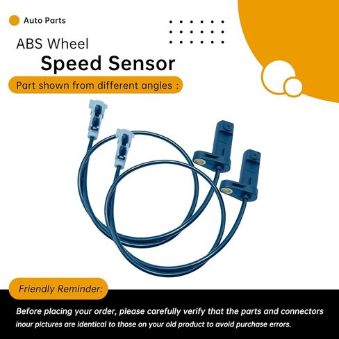 2Pcs Rear Left and Right ABS Wheel Speed Sensor Compatible with Jeep Commander 2006-2010, Grand Cherokee 2005-2010 (3.0L-6.1L V6/V8) – Replaces 56044146AB, 56044146AA, ALS1401 in Saudi Arabia