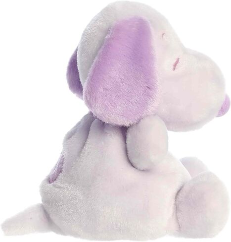 Aurora Adorable Peanuts Snoopy Palm Pals Stuffed Animal - Officially Licensed Toys For All Snoopy Fans - Fun Pastel Colors For The Spring Season - Purple 5 Inches in Kuwait