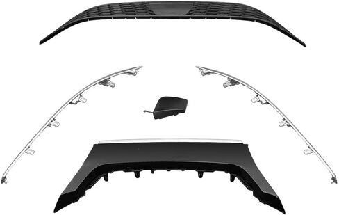 Front Bumper Cover Grille Kit with Fog Lights Fits for 2019-2024 Nissan Murano S/SL/SV Replaces NI1000326 620229UF0H in Kuwait