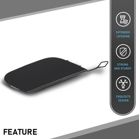 Rear Bumper Tow Hook Cover Cap Compatible with Benz W222 S-Class S400 S450 S500 S550 S550e S560 S600 2014-2019,Not Fit for Cars with AMG/Sport Package 2228850424 in Kuwait