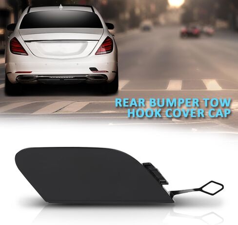 Rear Bumper Tow Hook Cover Cap Compatible with Benz W222 S-Class S400 S450 S500 S550 S550e S560 S600 2014-2019,Not Fit for Cars with AMG/Sport Package 2228850424 in Kuwait