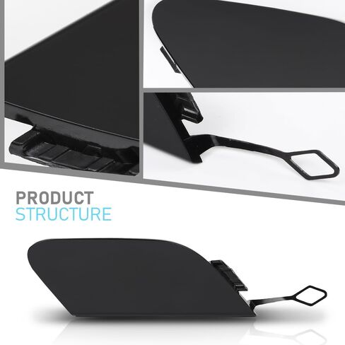 Rear Bumper Tow Hook Cover Cap Compatible with Benz W222 S-Class S400 S450 S500 S550 S550e S560 S600 2014-2019,Not Fit for Cars with AMG/Sport Package 2228850424 in Kuwait