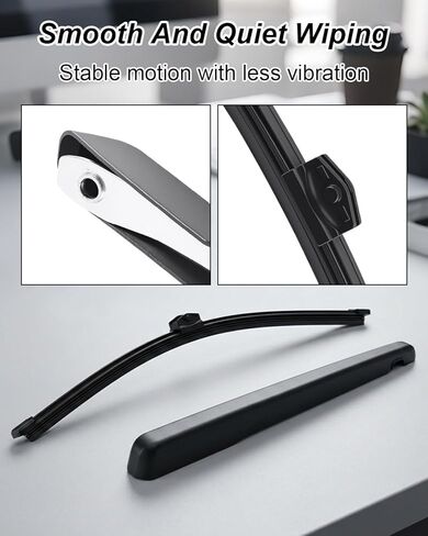 974955435B Rear Wiper Arm and Blade Kit Fit for Porsche Cayenne 2019-2026 W/O Coupe W/Turismo Panamera 971 Sport Turismo 2017-2023, Back Windshield Wiper in Saudi Arabia