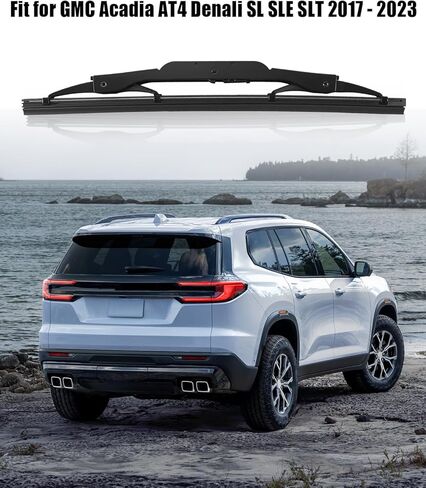 Rear Windshield Wiper Blade Compatible with GMC Acadia AT4 Denali SL SLE SLT 2017 2018 2019 2020 2021 2022 2023, Back Window Wiper Blade in Kuwait
