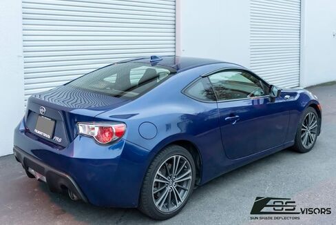 Replacement for 2013-2021 Scion FR-S | Subaru BRZ | Toyota 86 EOS Visors JDM Clip-ON Style Smoke Tinted Side Vents Window Deflectors Rain Guard DWV-SBRZ-OE in Kuwait