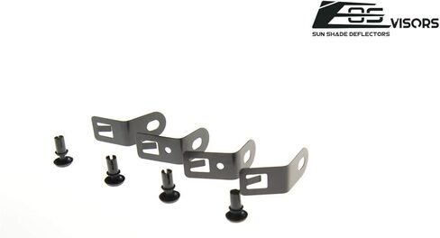 Replacement for 2013-2021 Scion FR-S | Subaru BRZ | Toyota 86 EOS Visors JDM Clip-ON Style Smoke Tinted Side Vents Window Deflectors Rain Guard DWV-SBRZ-OE in Kuwait
