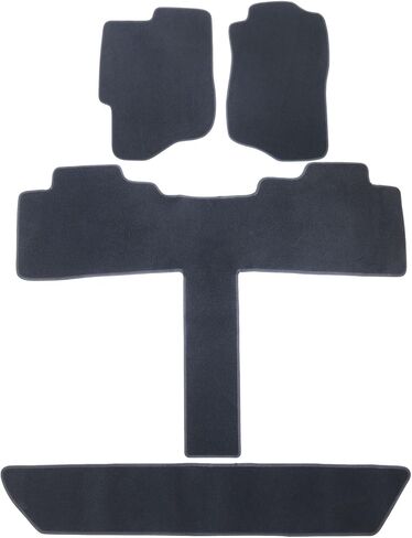 GXARTS Car Floor Mats Carpet Full Set All-Weather Protect Compatible with Cadillac Escalade ESV 2007 2008 2009 2010 2011 2012 2013 2014 | WaterproofBlack Car Mats with Anti-Slip Backing in Kuwait
