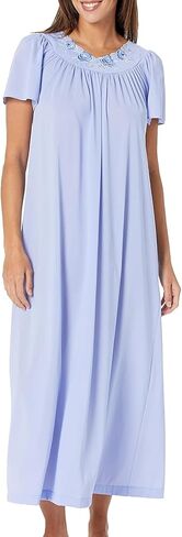 Shadowline Women's Petals 53 Inch Short Flutter Sleeve Long Gown in Saudi Arabia