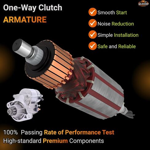 6667987 12V 1.4KW Starter Motor for Kubota Engine D1105 D722D D1005B D722B Dsl for Bobcat Track Loader MT50 MT52 MT55 MT85 Skid Steer Loader 453F 463 553 553F 653 S70 for Clark 653# 228000-5740 in Saudi Arabia