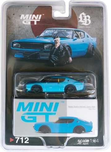 Liberty Walk LBWK 1/64 Diecast Model Car Skyline Kenmeri JDM Collector Display Tuned Car Replica in Saudi Arabia