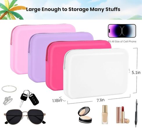 Divider for Bogg Bag X-Large Original, Phone Holder for Bogg Bag Accessories, Beach Tote Organizer Set, Hard ABS Plastic Divider Tary and Phone Case Holder with Key Hooks (White, 5PCS) in Saudi Arabia