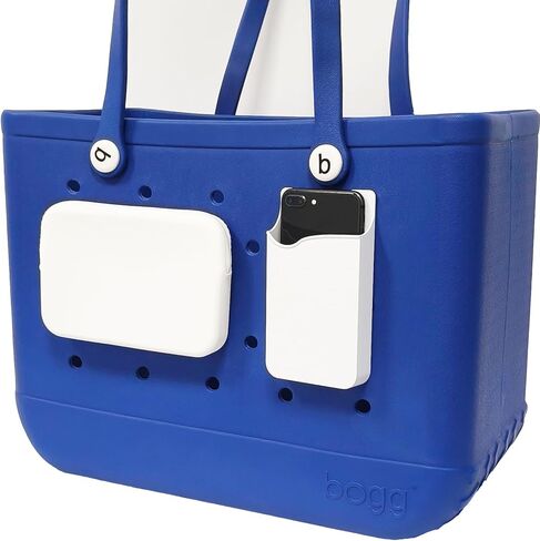 Divider for Bogg Bag X-Large Original, Phone Holder for Bogg Bag Accessories, Beach Tote Organizer Set, Hard ABS Plastic Divider Tary and Phone Case Holder with Key Hooks (White, 5PCS) in Saudi Arabia
