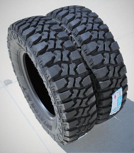 Set of 2 (TWO) Evoluxx Rotator M/T Mud Off-Road Light Truck Radial Tires-LT235/80R17 235/80/17 235/80-17 120/117Q Load Range E LRE 10-Ply BSW Black Side Wall in Kuwait