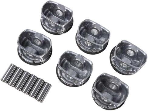 6pcs Piston Rings Set N52B30 11257564335 CR 9.3:1 Compatible With E82 E87 E90 E92 E60 E63 E66 125i 130i 330i 530i 630i 730i X3 X5 Z4 in Saudi Arabia