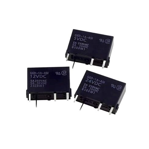 4pcs/lot Relay G6D-1A-ASI-5VDC 12VDC 24VDC 4pins 5A(G6D-1A-ASI 24VDC) in Kuwait