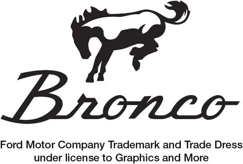 GRAPHICS & MORE Ford Bronco Chrome Logo Keychain Classy Round Chrome Plated Metal in Kuwait