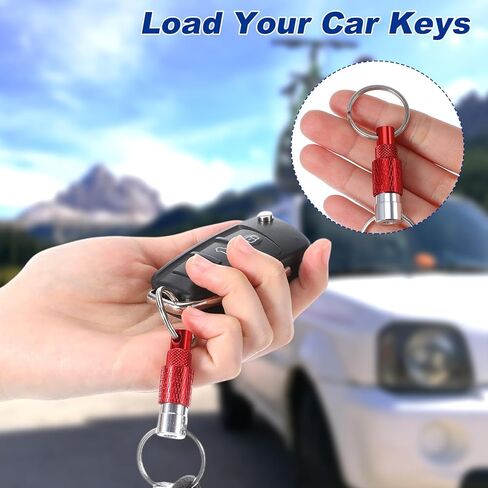 3-Pack Detachable Keychain,Key Chain Quick Release,Aluminum Alloy Quick Disconnect Keychain in 3 Colors, Lightweight Split Key Holder for Car, Purse & Everyday Carry in Saudi Arabia